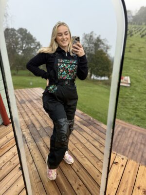 Naiste tööriided - Must Tukse